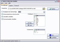 Screenshot vom Programm: JLSoft Source Code Counter