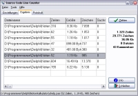 Screenshot JLSoft SourceCode Counter